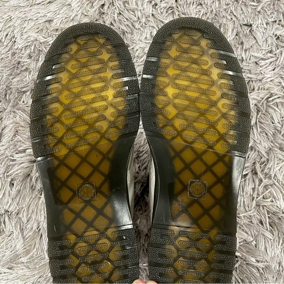 Dr. Marten White Leather Zavala Combat Boots - Picture 5 of 7